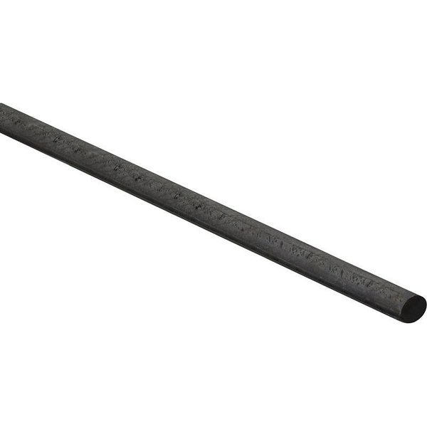 Stanley 4054BC Series Weldable Round Smooth Rod, 12 in Dia, 48 in L, Steel, Plain N215-301